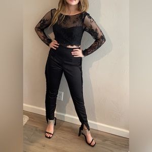 House Of CB London Ariyan Fringed Trousers S New